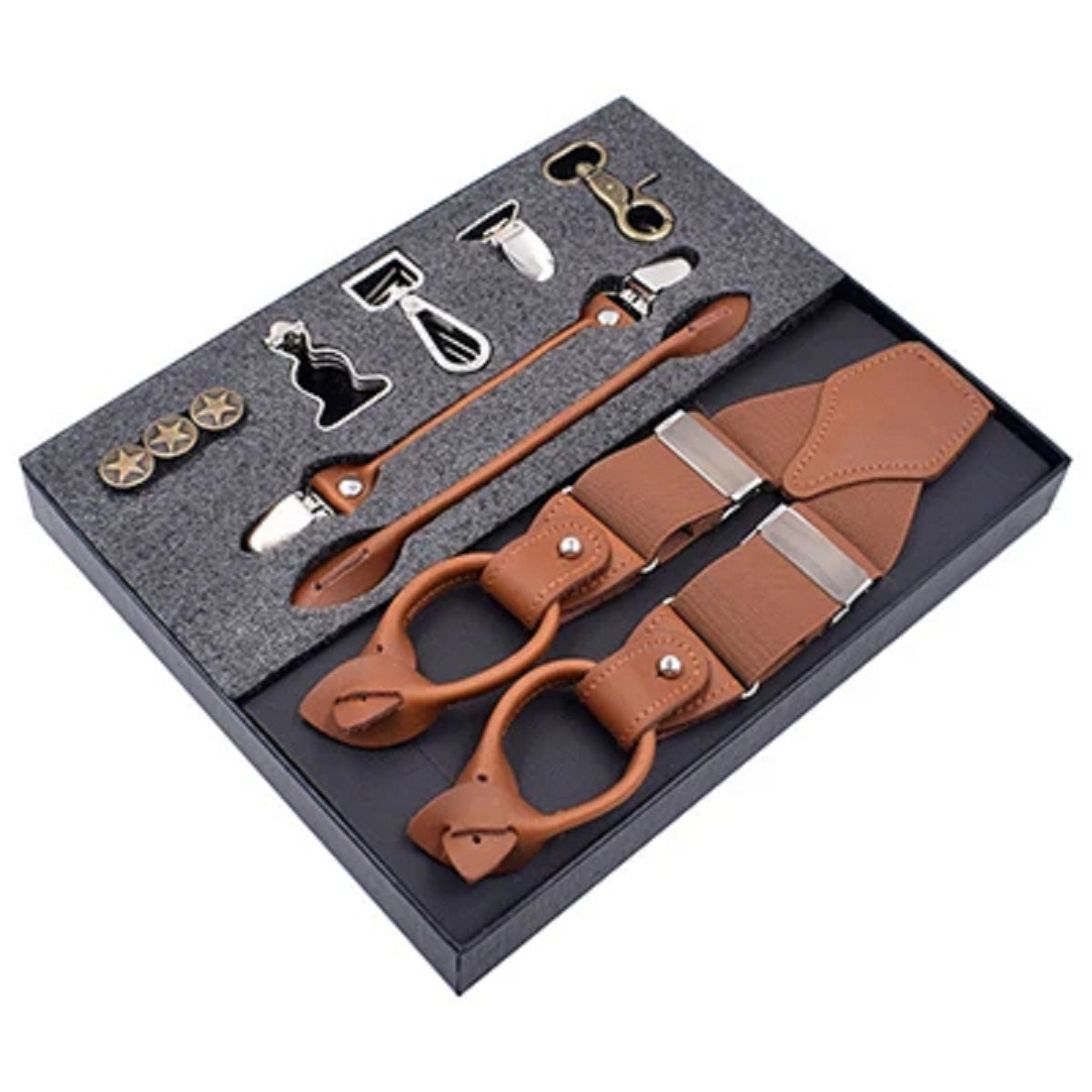 Adjustable Suspenders for Dress Pants Luxury Multi-Set