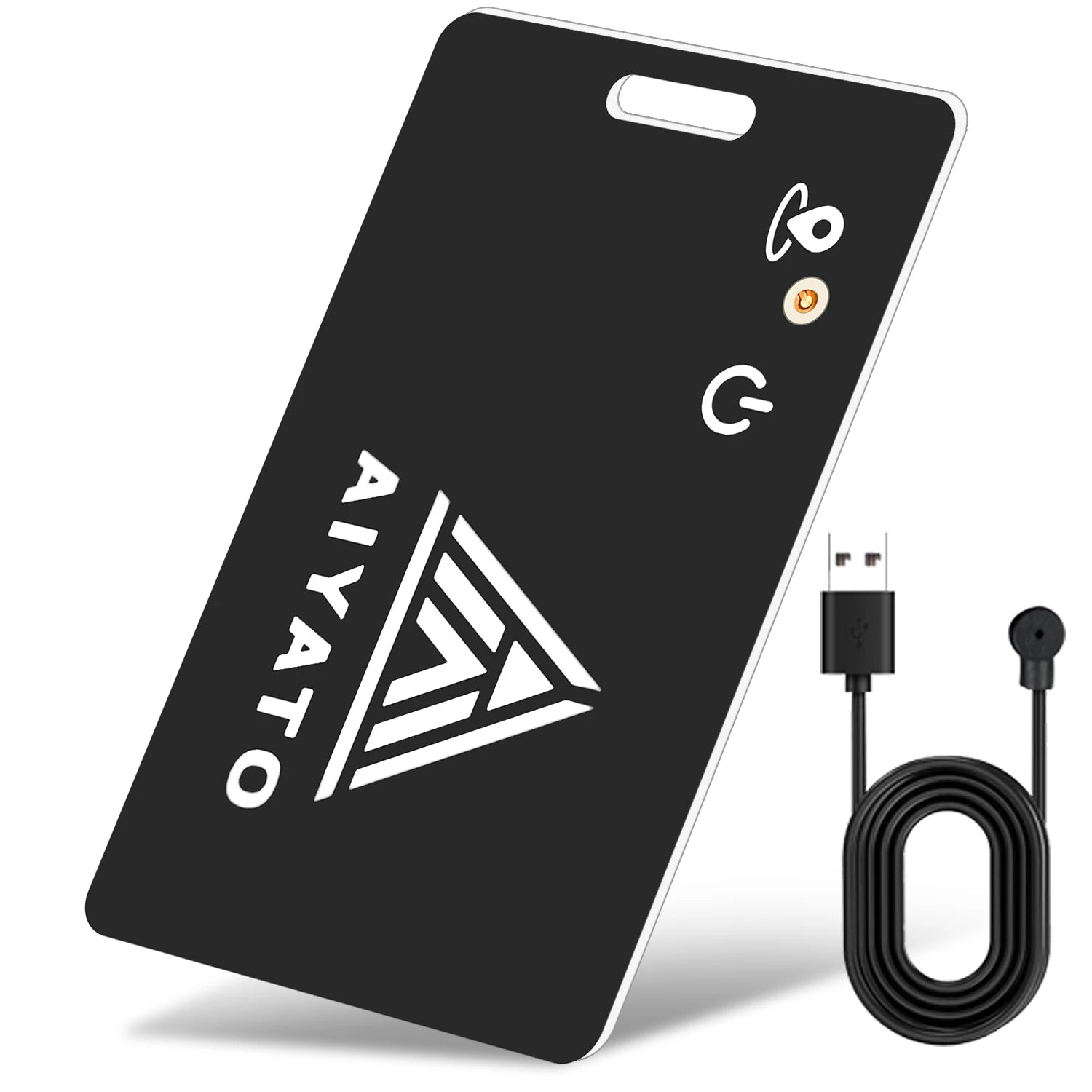 Thin Wallet GPS Tracker - Wireless Charging Smart Tag