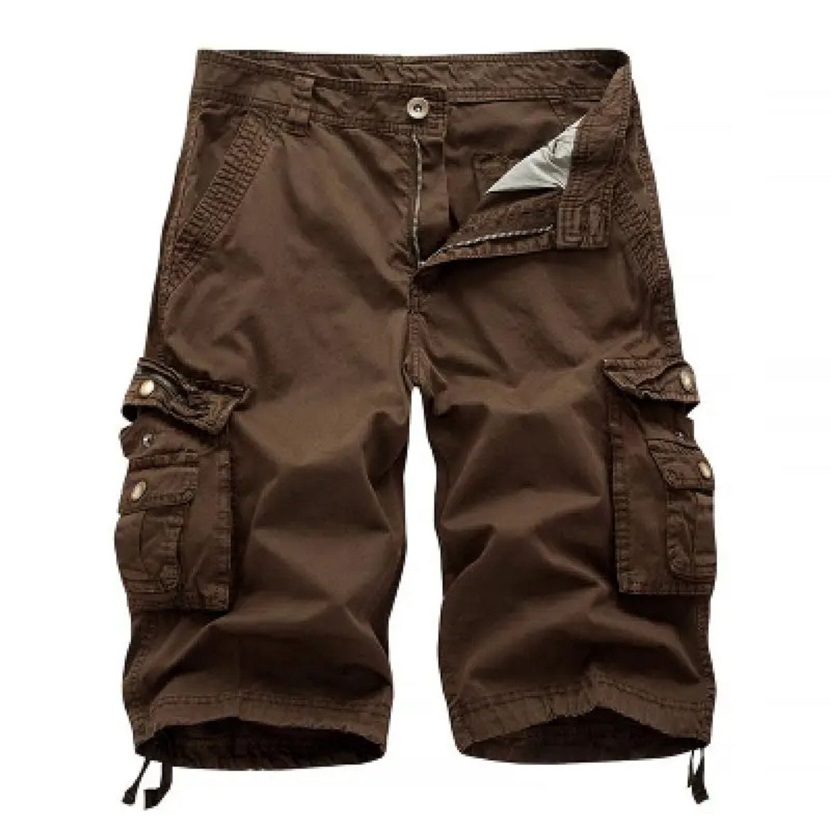 Men's Cotton Cargo Shorts - Summer Military Tactical Streetwear with Multi Pockets