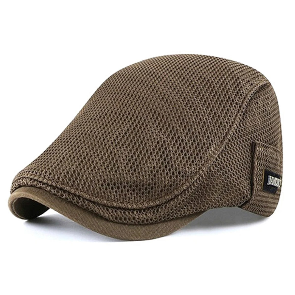 Mesh Beret Sun Hat - Breathable Flat Cap for Summer UV Protection