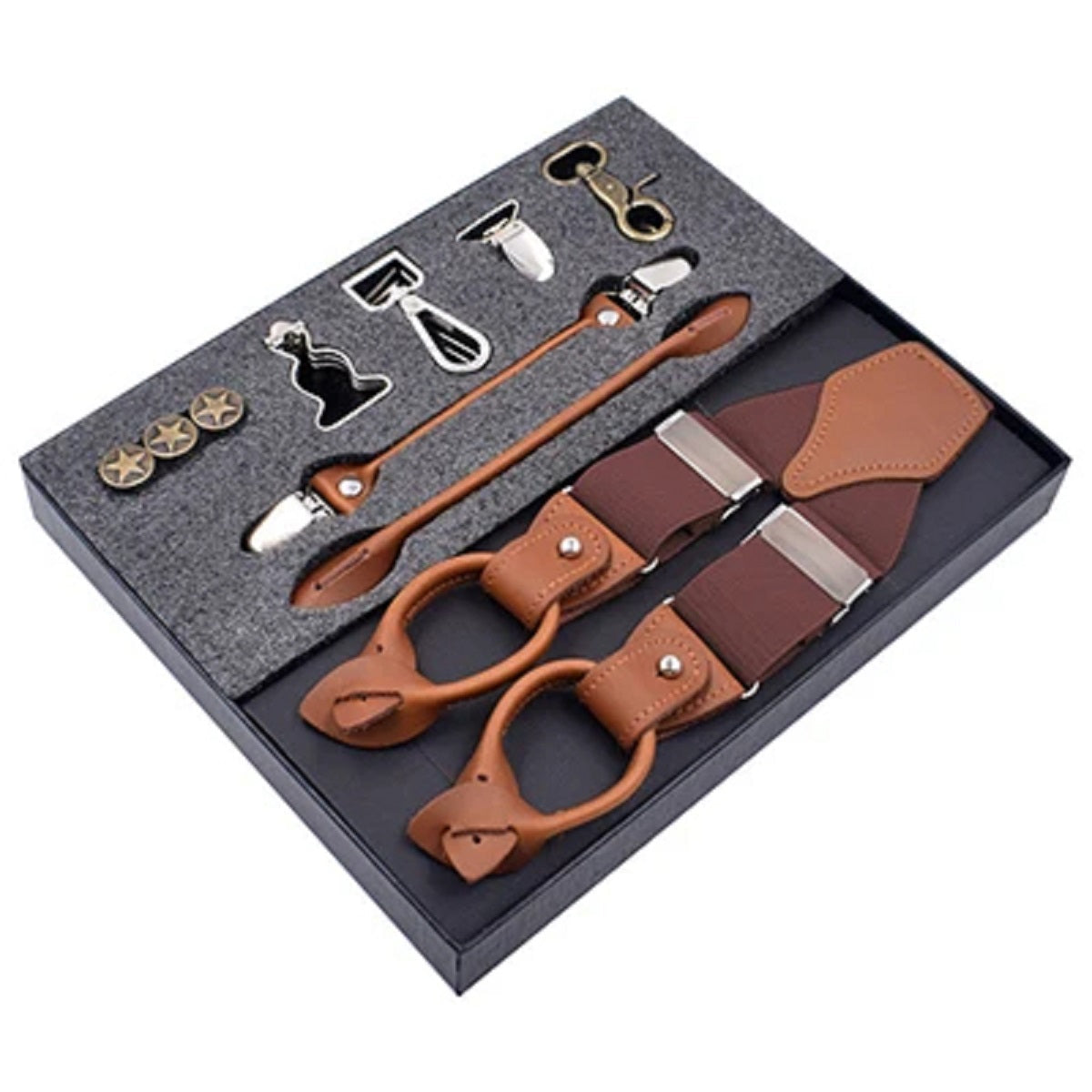Adjustable Suspenders for Dress Pants Luxury Multi-Set