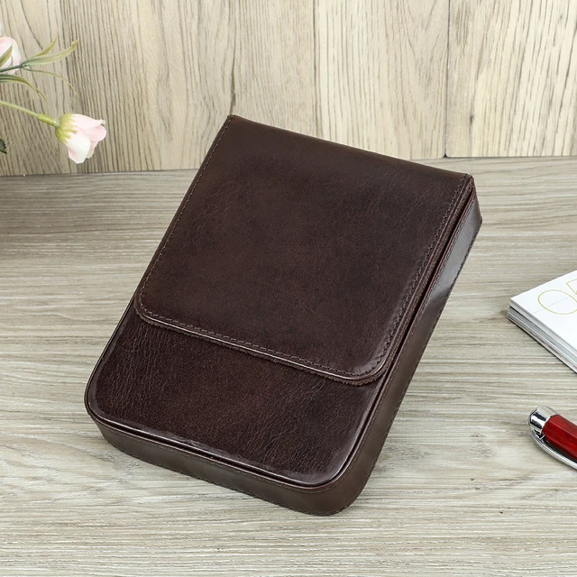 Handmade Pen Case Vintage Leather Storage
