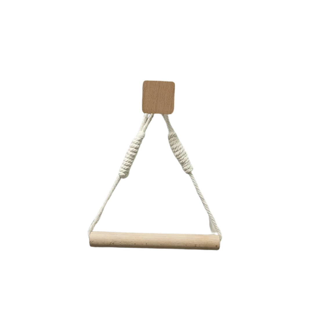 Wall-Mounted Toilet Paper Holder - Wooden Bathroom Tissue Rack with Towel Bar