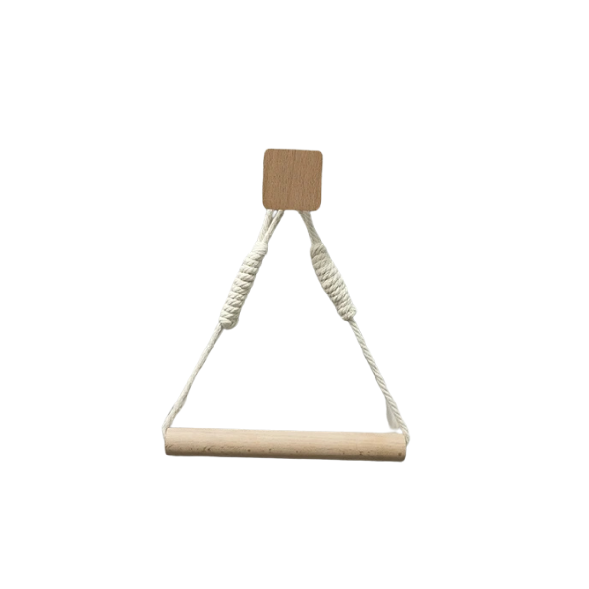 Wall-Mounted Toilet Paper Holder - Wooden Bathroom Tissue Rack with Towel Bar