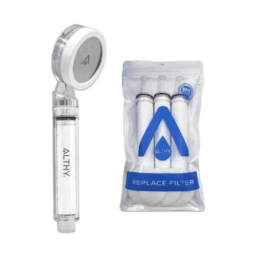 High Pressure Spa Shower Head - Handheld Water Filter for Skin and Hair Health