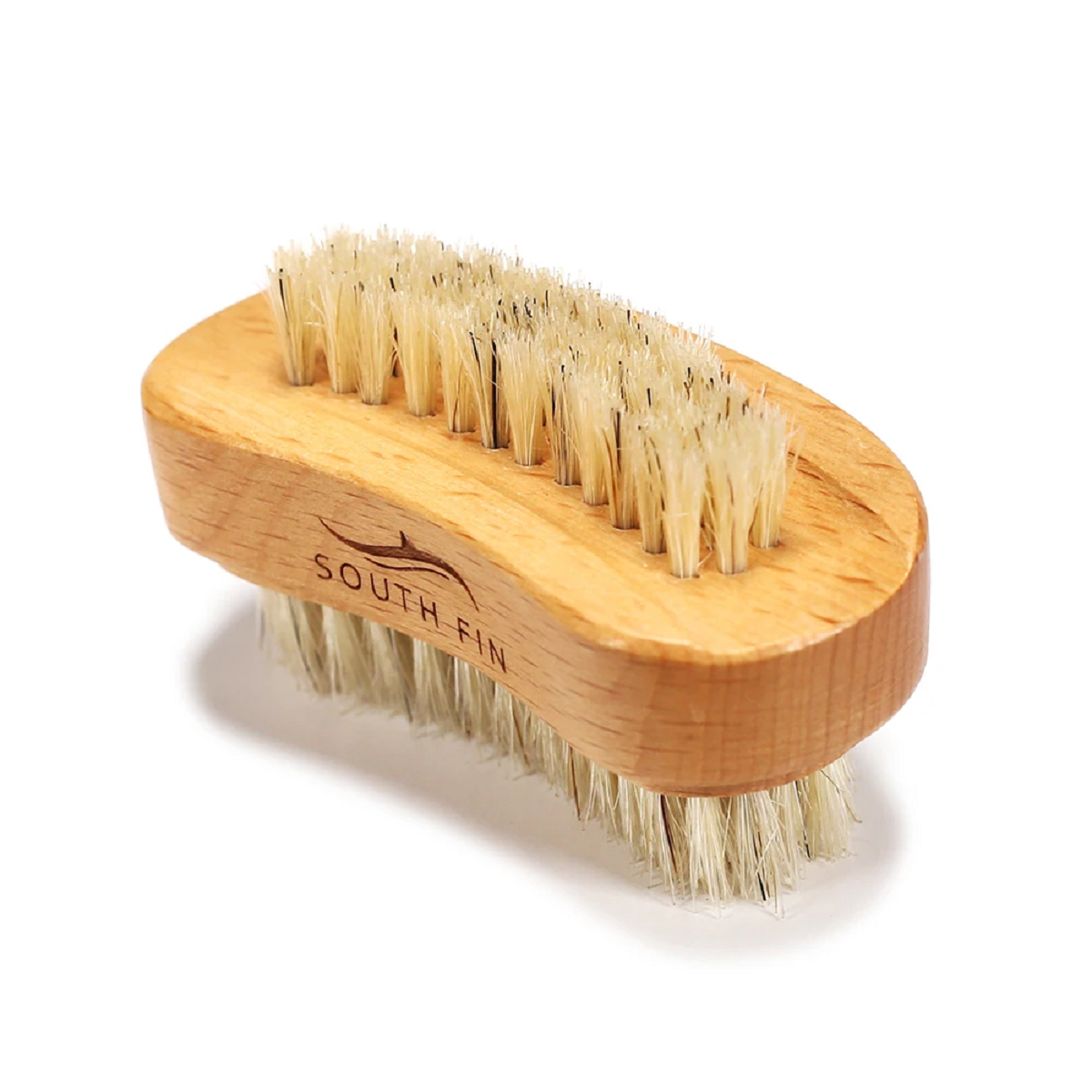 Natural Bristles Manicure Pedicure Tool Scrubbing Brush