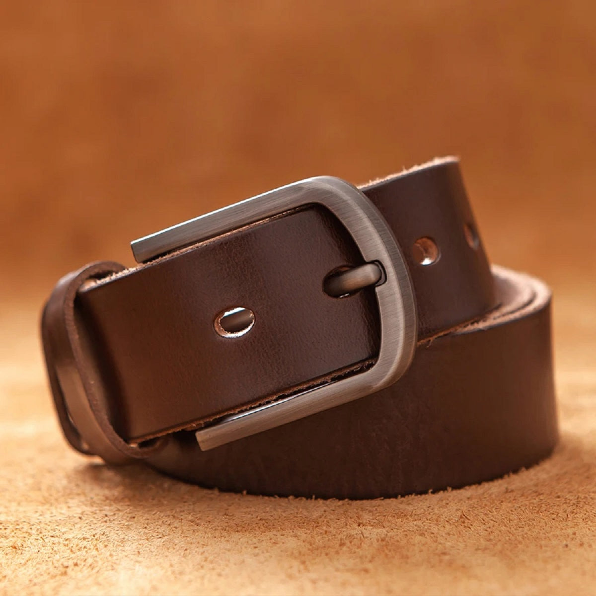 Vintage Luxury Style Genuine Leather Belts for Men