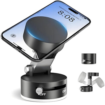 Magnetic Foldable Phone Grip Stand - Retractable Griptok Holder for Car and Home