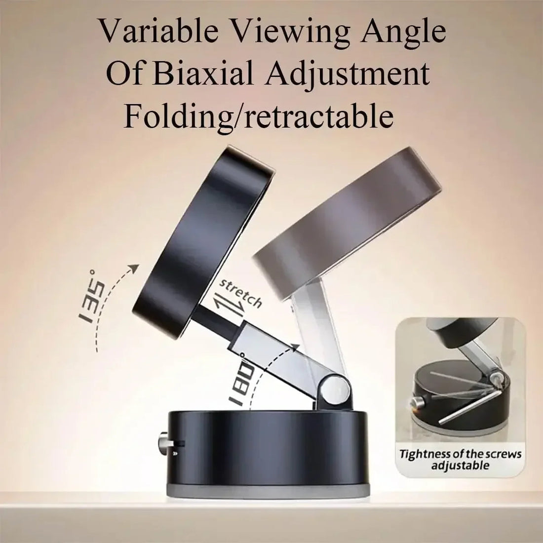 Magnetic Foldable Phone Grip Stand - Retractable Griptok Holder for Car and Home