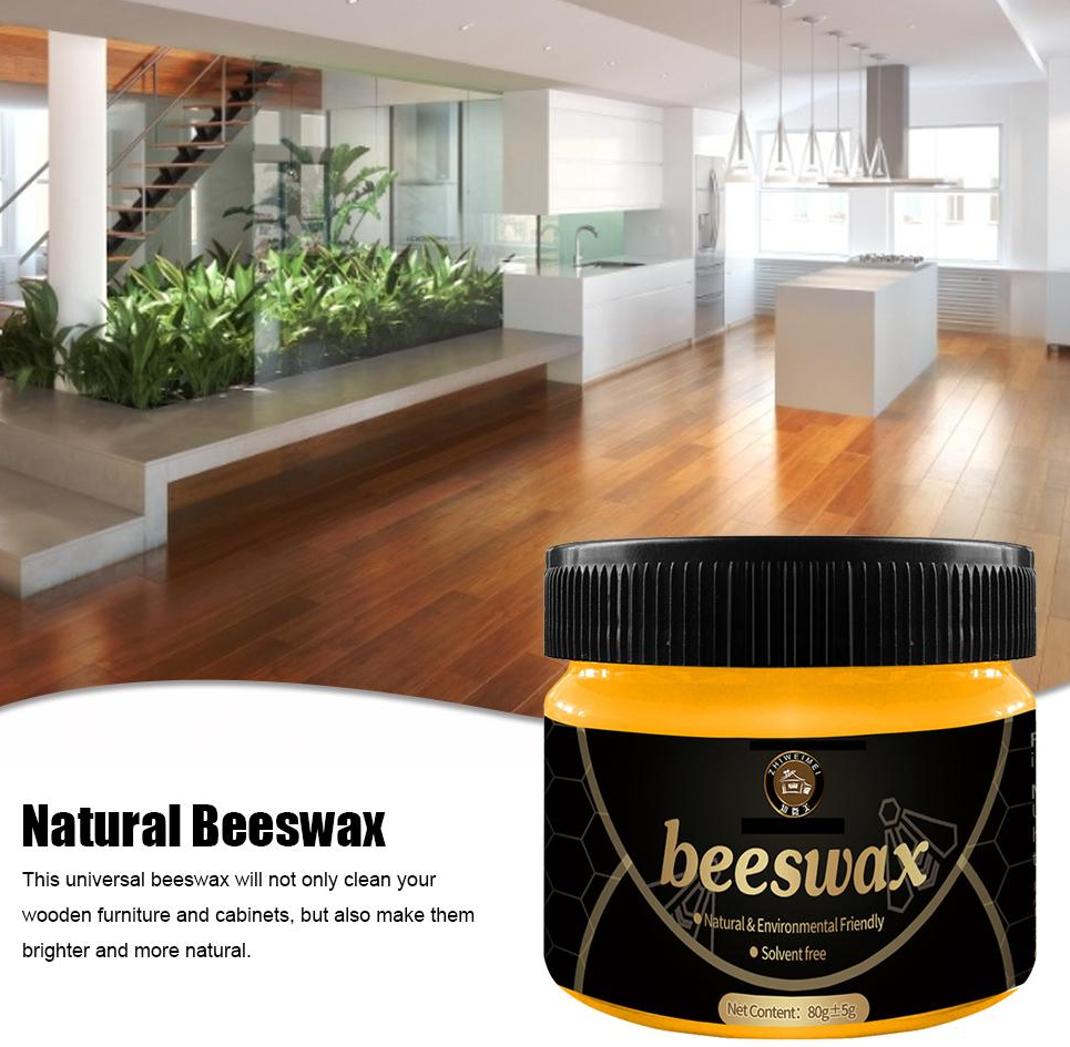 Beeswax Coating Wood Polish