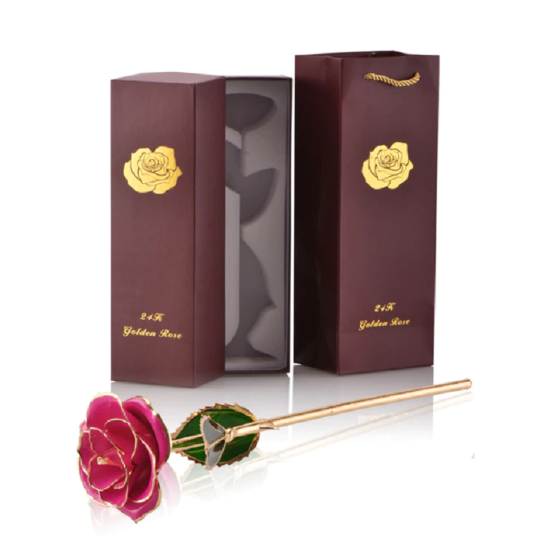 24K Gold Dipped Rose Flowers