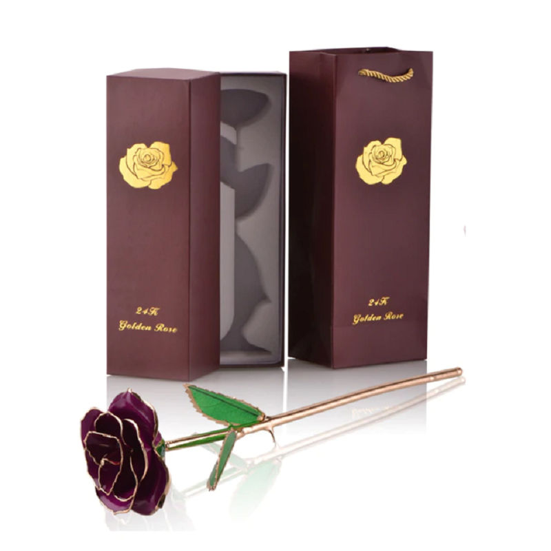 24K Gold Dipped Rose Flowers