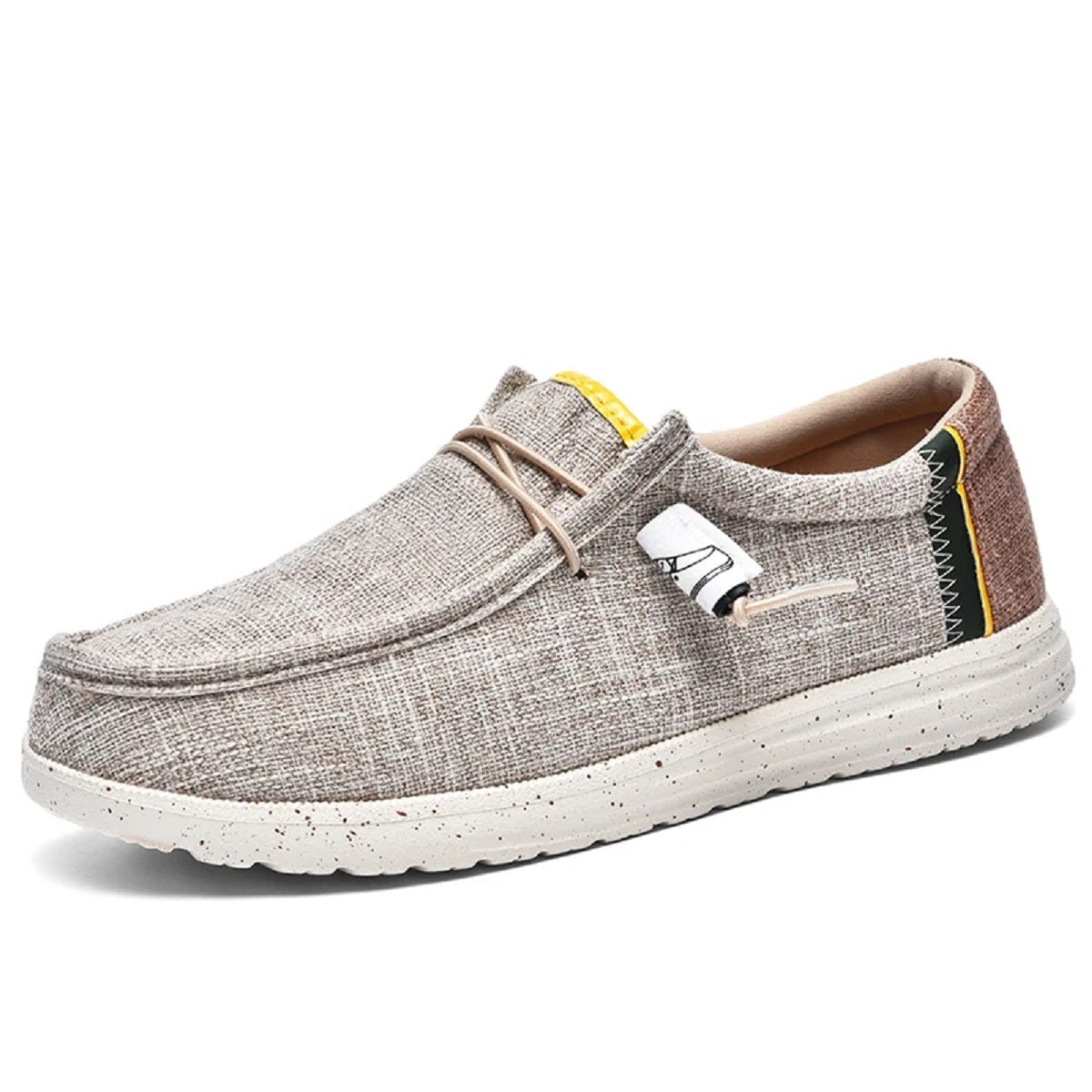 Men's Canvas Soft Sole Breathable Slip-On Loafers