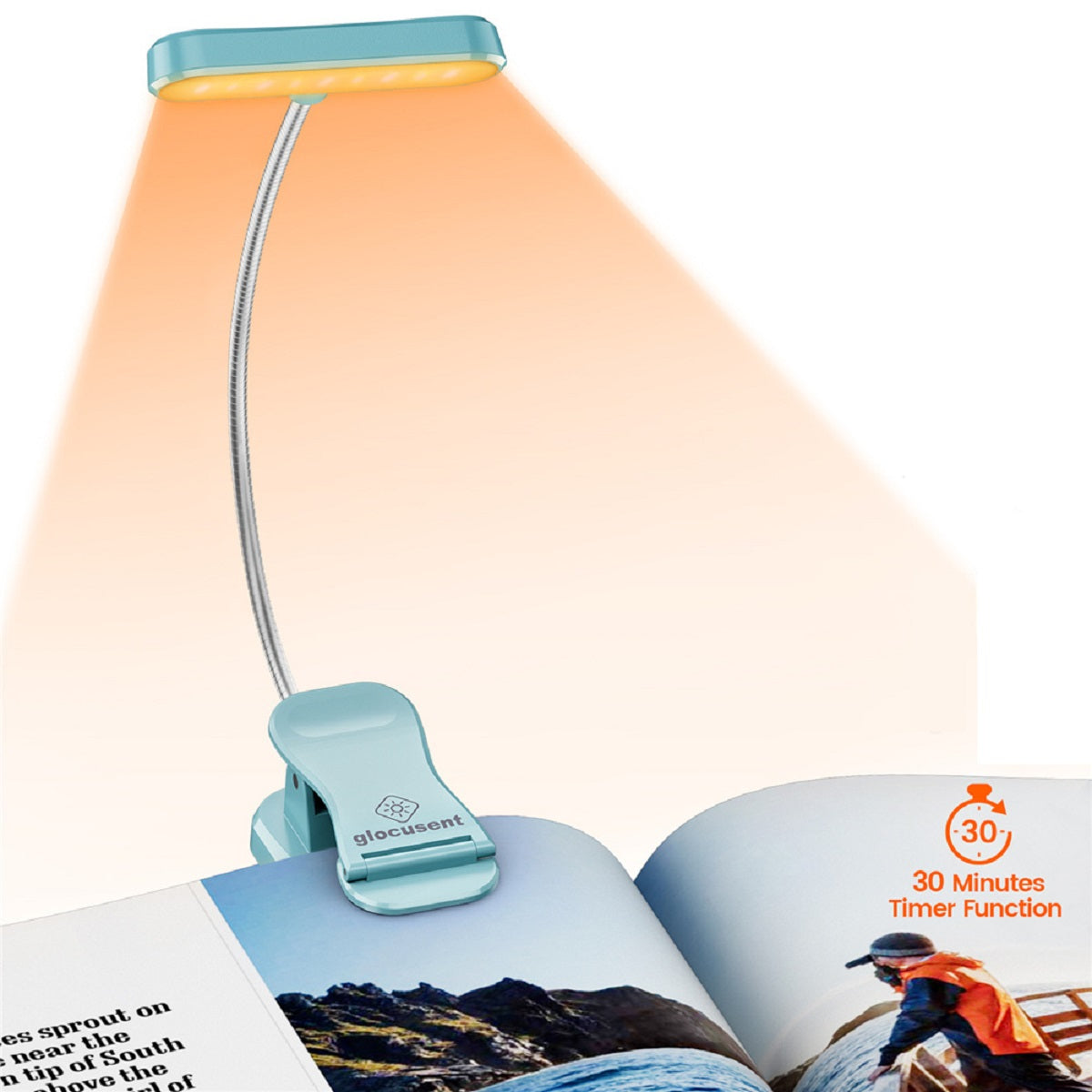 Eye Caring Book Lamp Rechargeable Reading Night Light