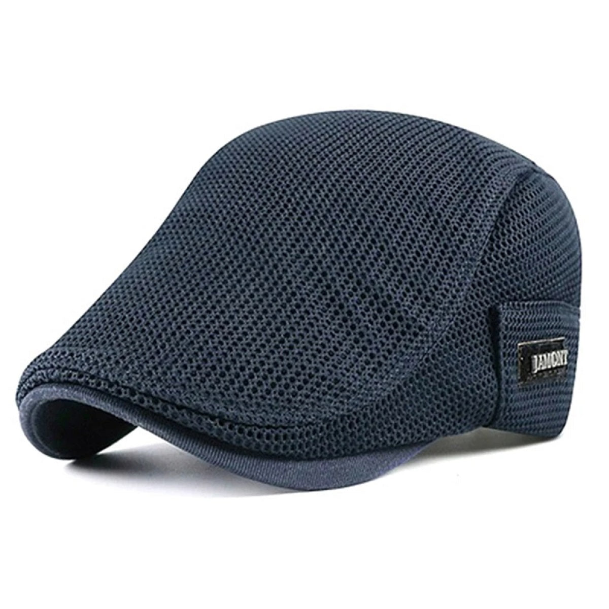 Mesh Beret Sun Hat - Breathable Flat Cap for Summer UV Protection