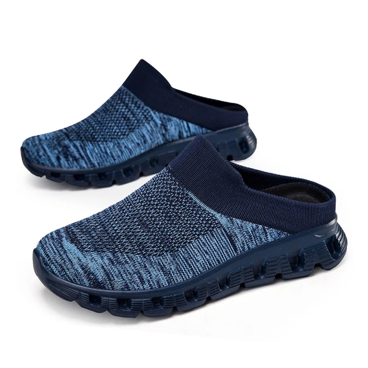 Backless Mules - Breathable Casual Sneakers and Open-Back Slippers