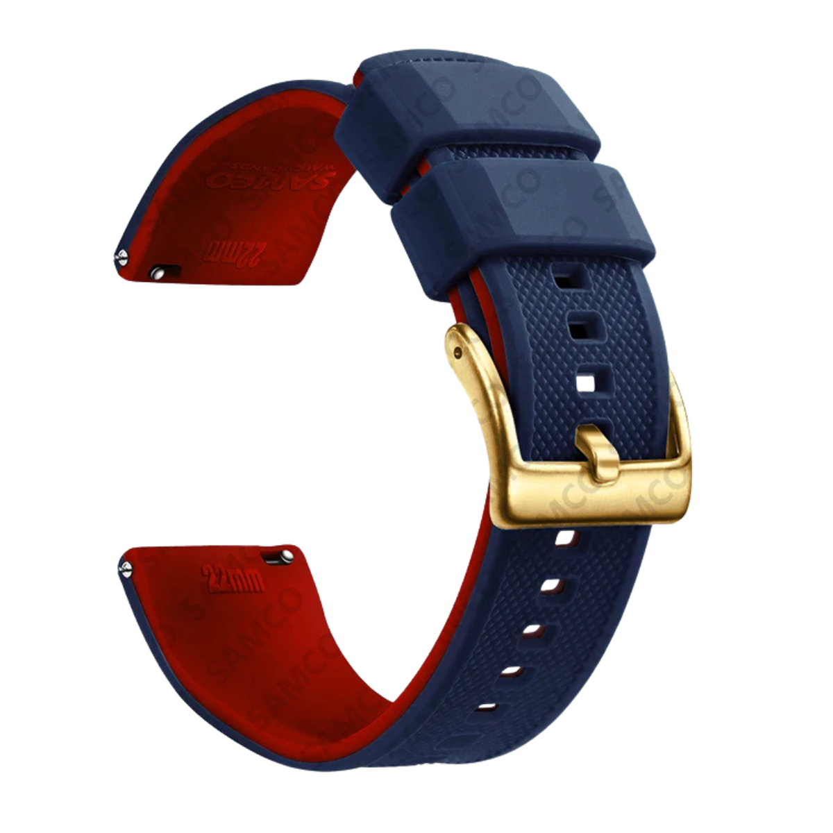 Premium Quick-Release Silicone Watch Band - Universal Replacement Strap