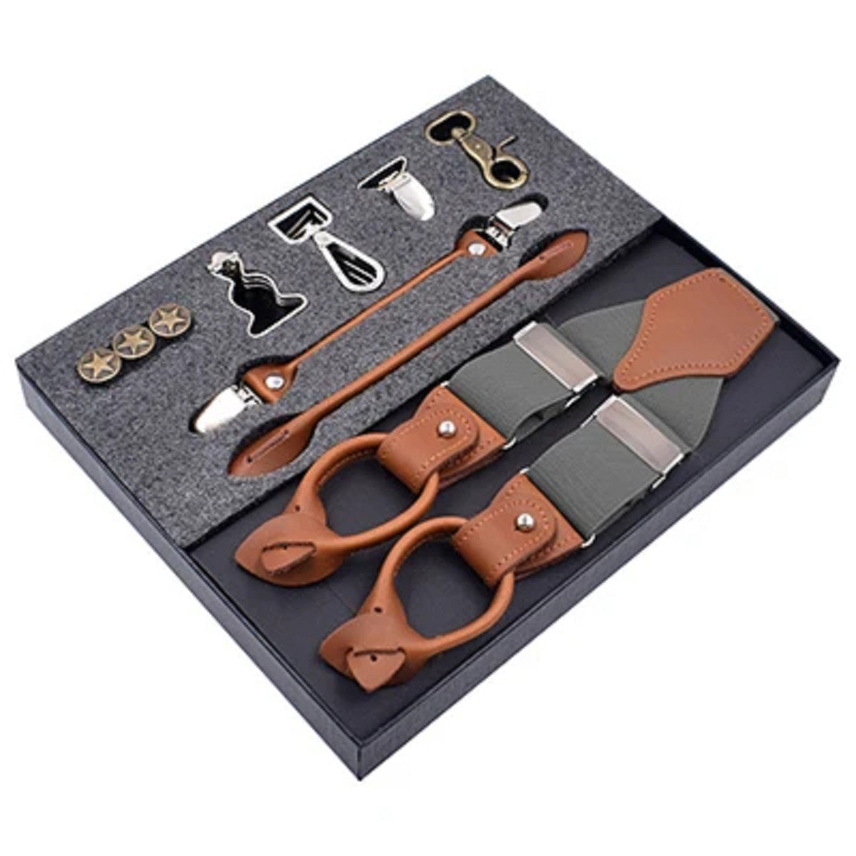 Adjustable Suspenders for Dress Pants Luxury Multi-Set