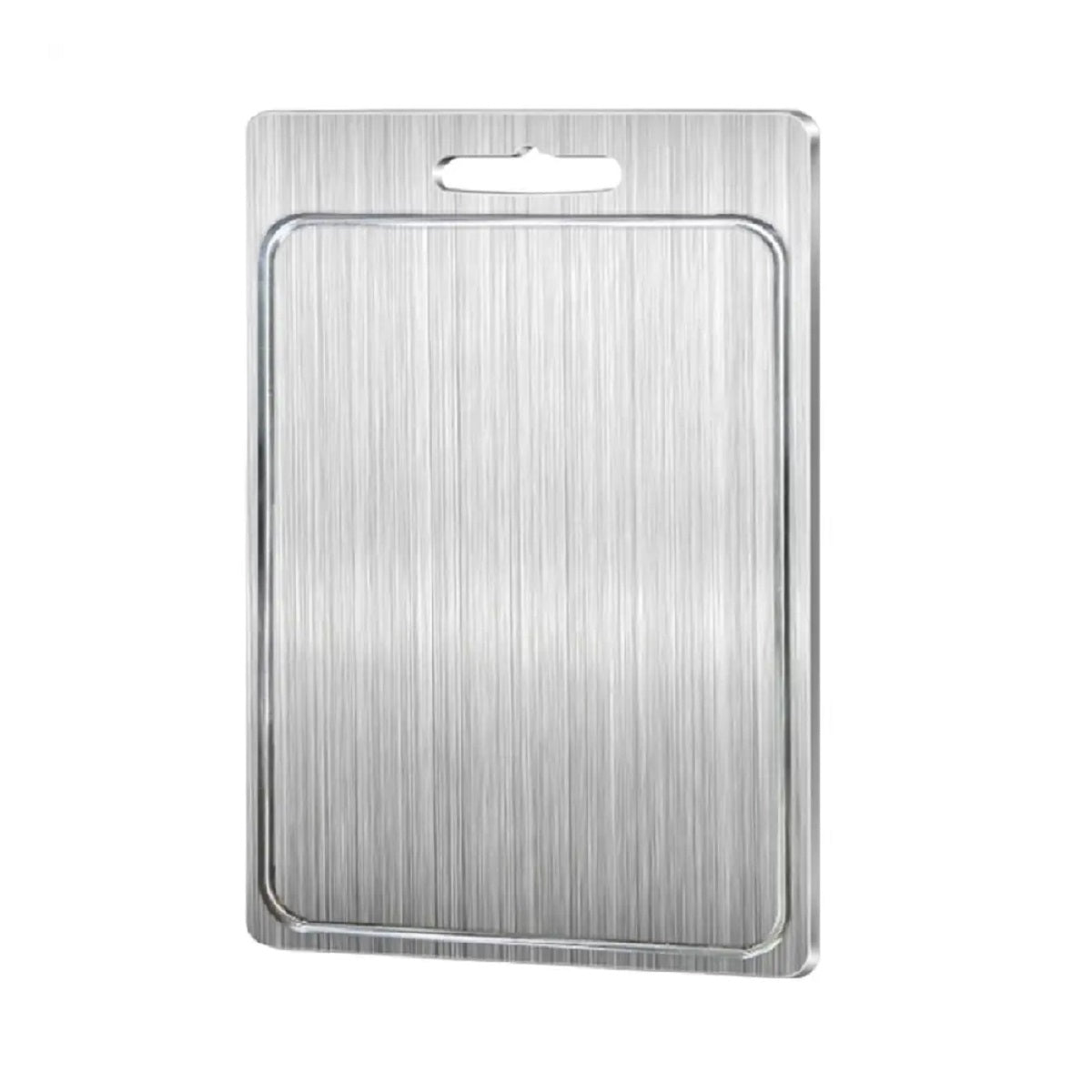 Titanium Stainless Steel Antibacterial Cutting Board - Double-Sided and Food Grade