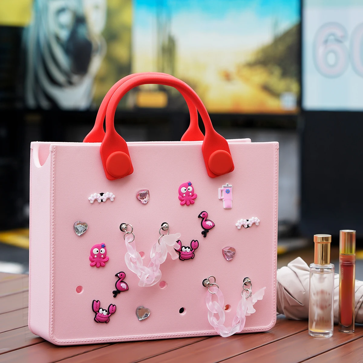 Soft Rubber EVA Tote Shoulder Bag