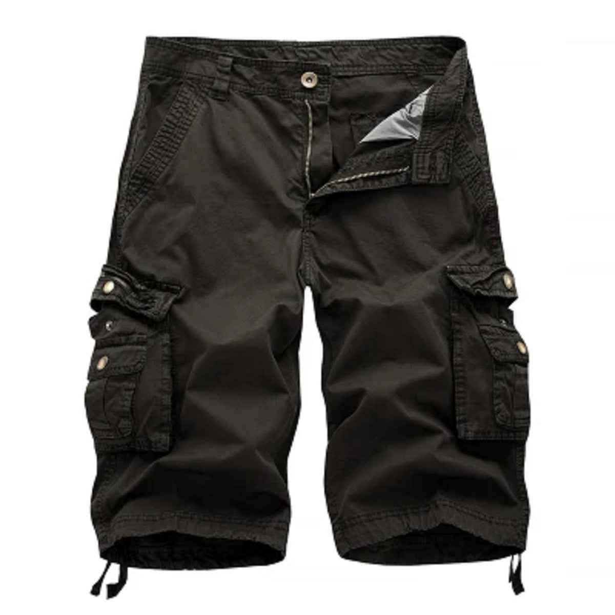 Men's Cotton Cargo Shorts - Summer Military Tactical Streetwear with Multi Pockets