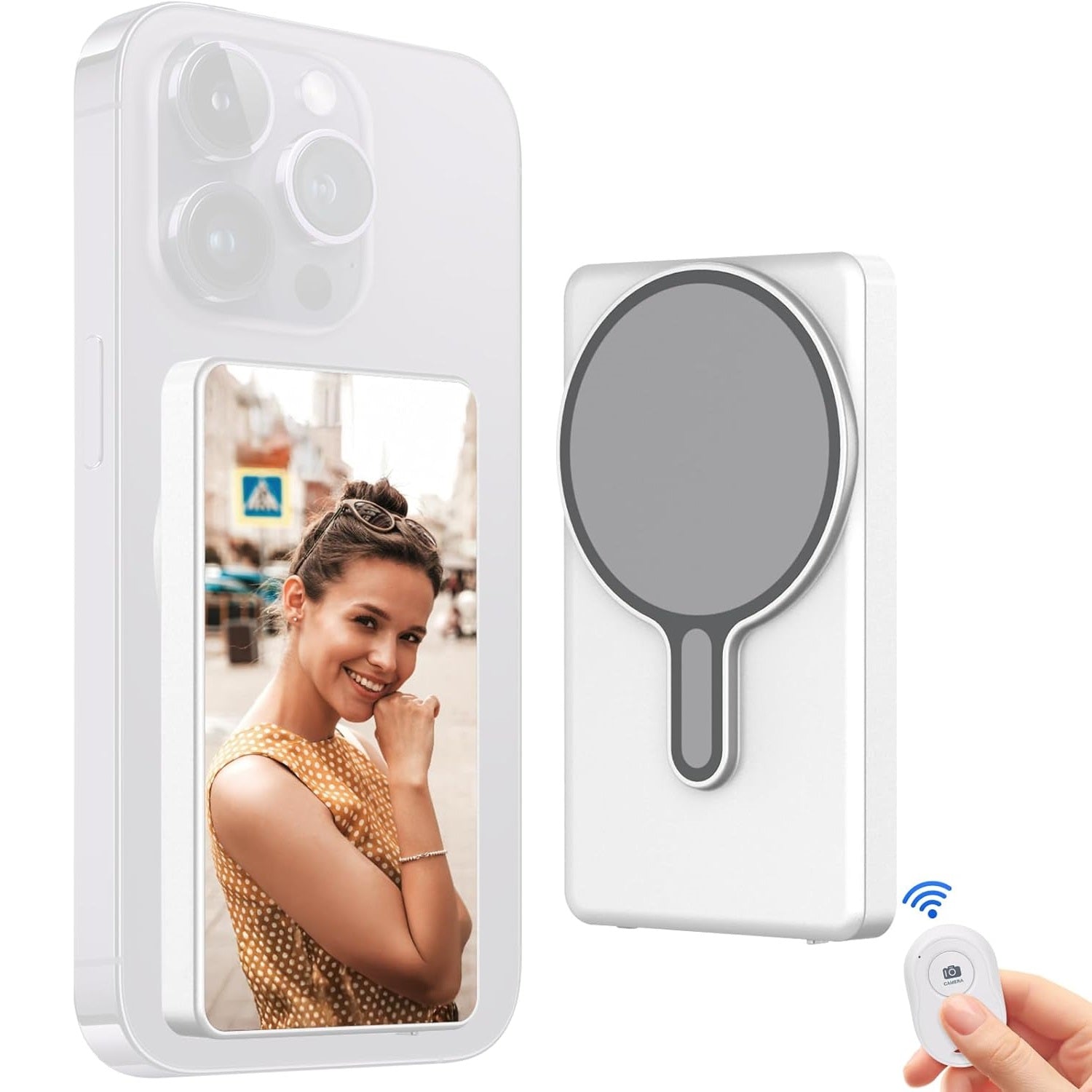 Magnetic Phone Vlog Screen - Rear Camera Monitor