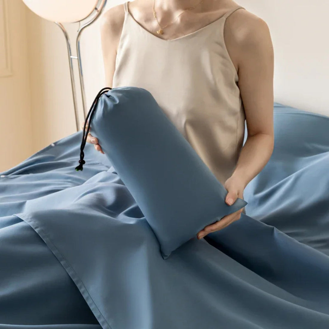 Sleeping Bag Liner - Lightweight Cotton Travel Sheet for Camping and Hotels