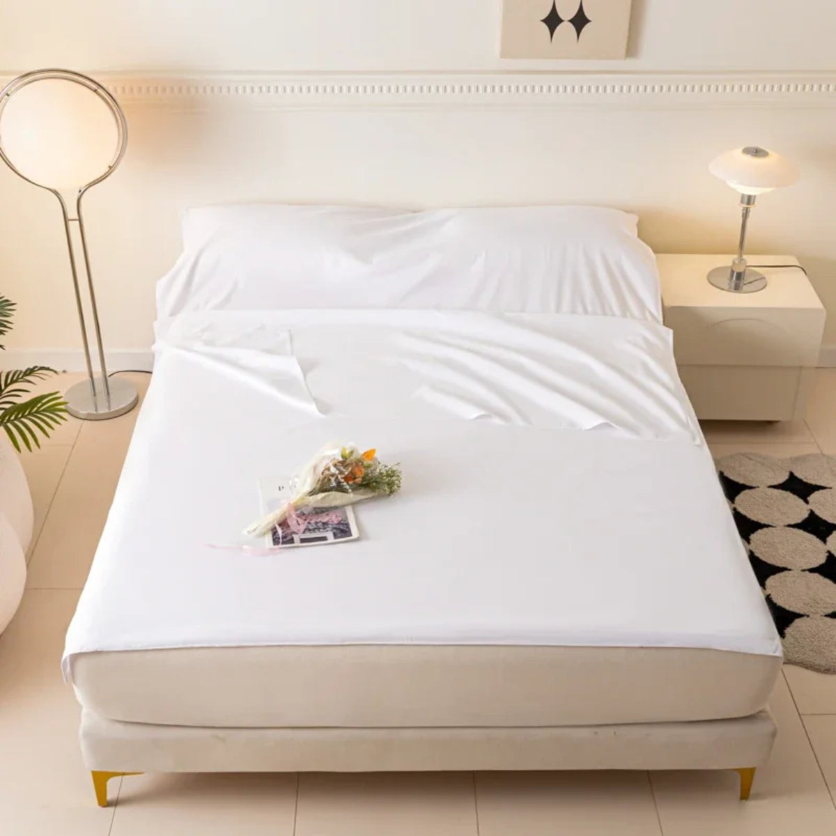 Sleeping Bag Liner - Lightweight Cotton Travel Sheet for Camping and Hotels