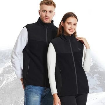 Fleece Heated Vest - USB Electric Heating Jacket