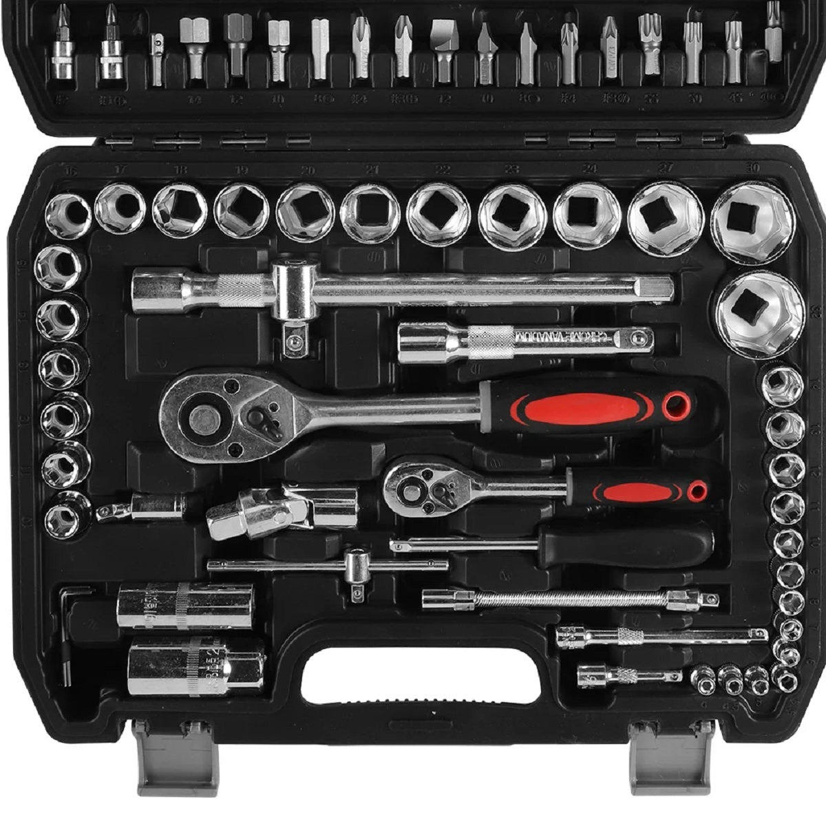 94-Piece Ratchet Wrench Set - Car Repair Tool Kit with Sockets & Bits