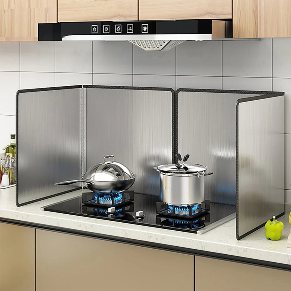 Oil Splatter Guard - Stainless Steel Grease Screen for Frying and Stove