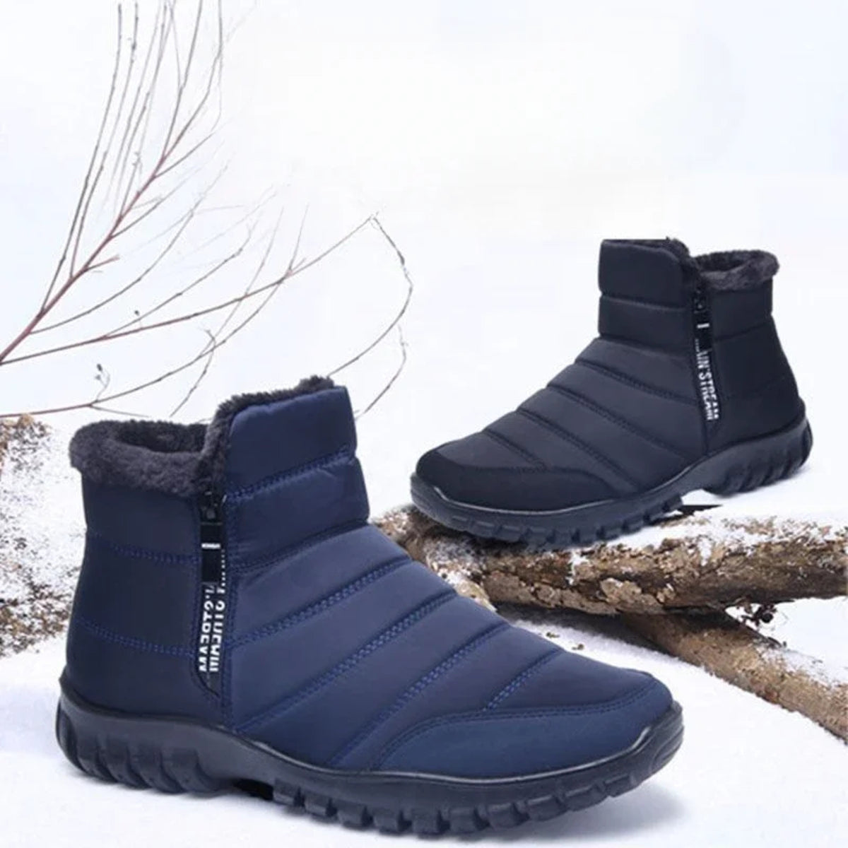 Men's Winter Shoes - Warm Anti-Slip Casual Sneakers with Soft Sole