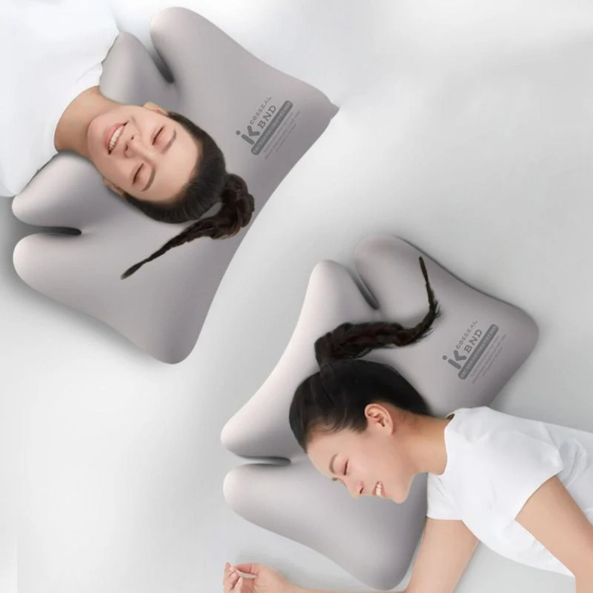 Ergonomic Memory Foam Pillow - Multi-Zone Cervical Support for Deep Sleep