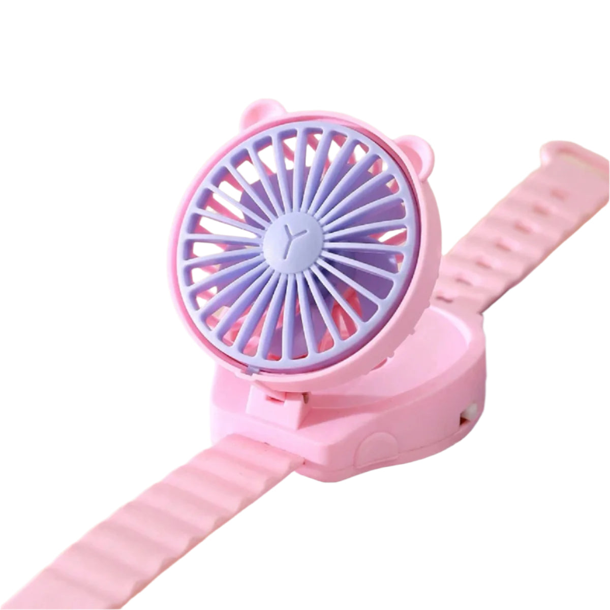Cartoon Watch Fan - Portable Mini for Travel Office and Gift Use