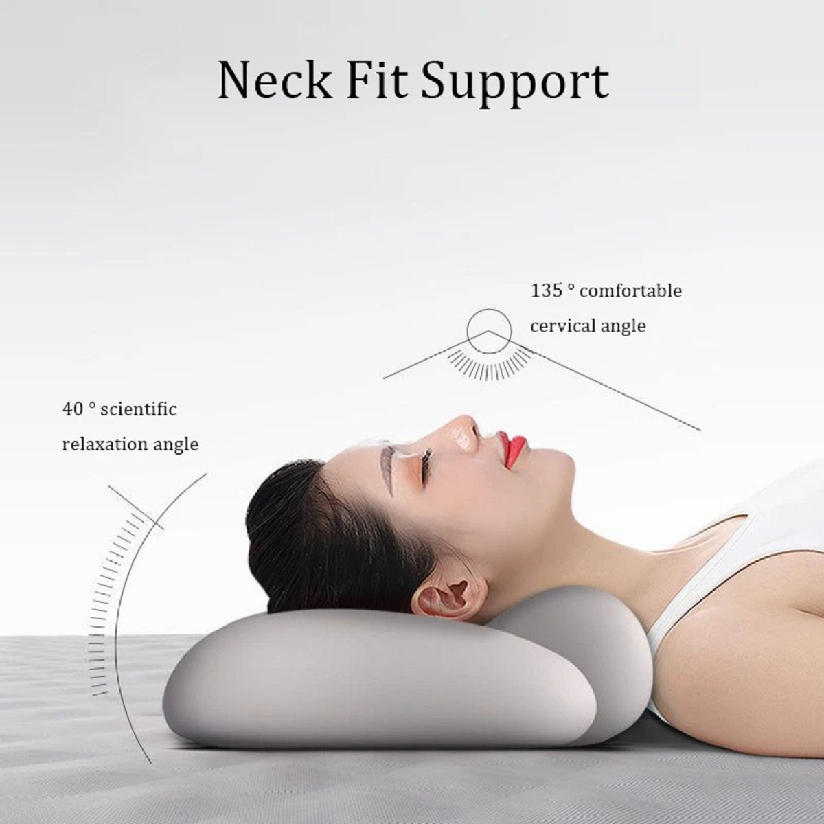Ergonomic Memory Foam Pillow - Multi-Zone Cervical Support for Deep Sleep