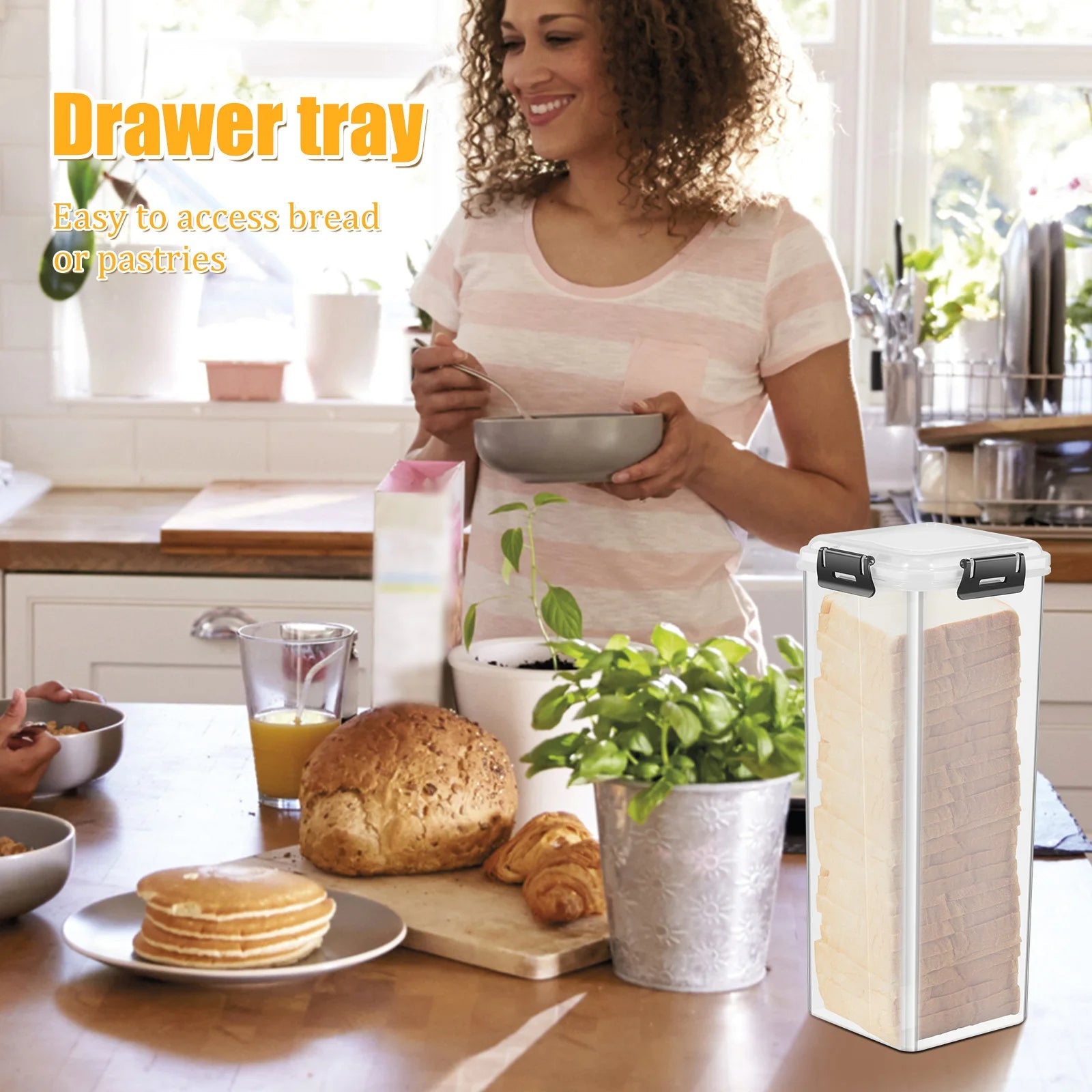Bread and Toast Storage Box