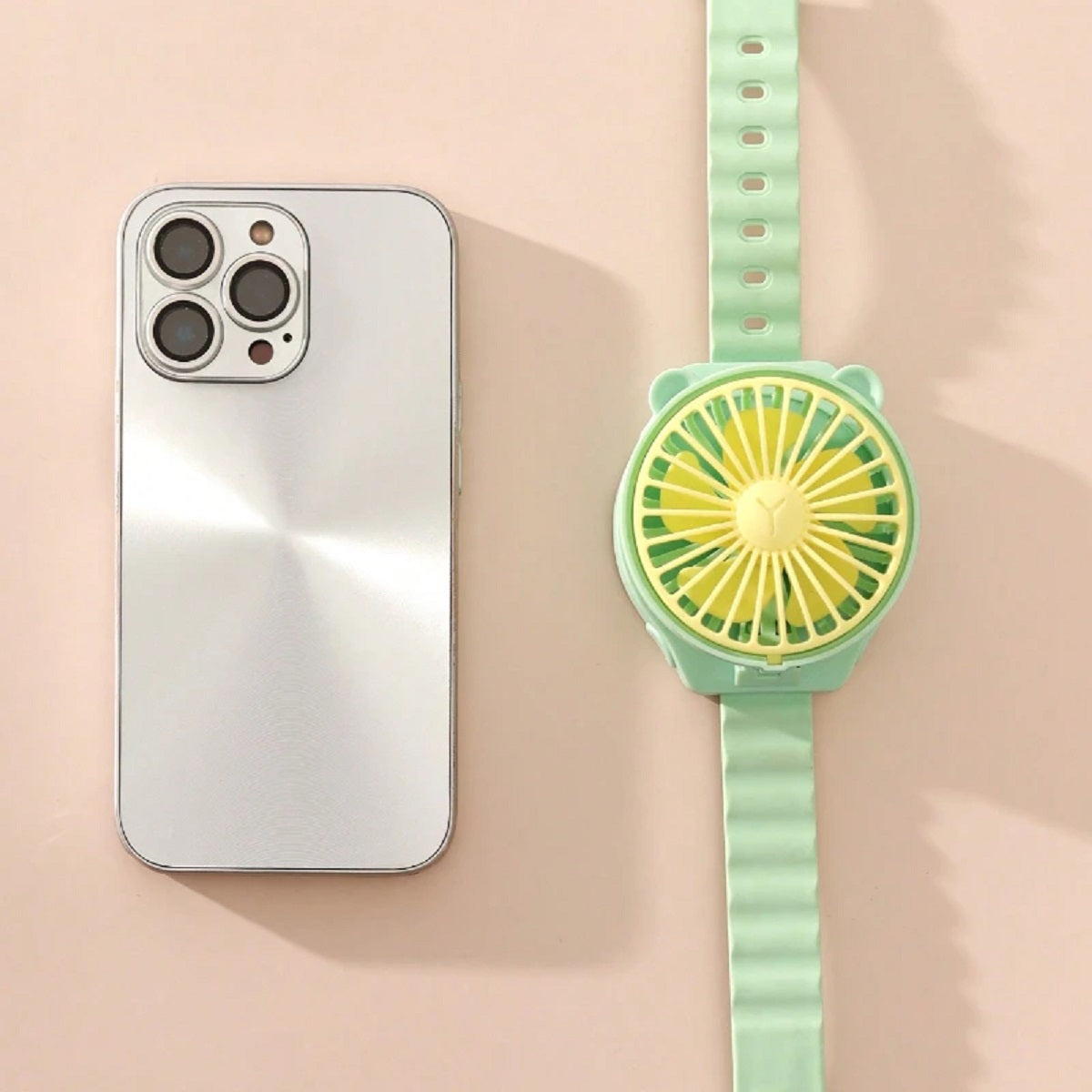 Cartoon Watch Fan - Portable Mini for Travel Office and Gift Use