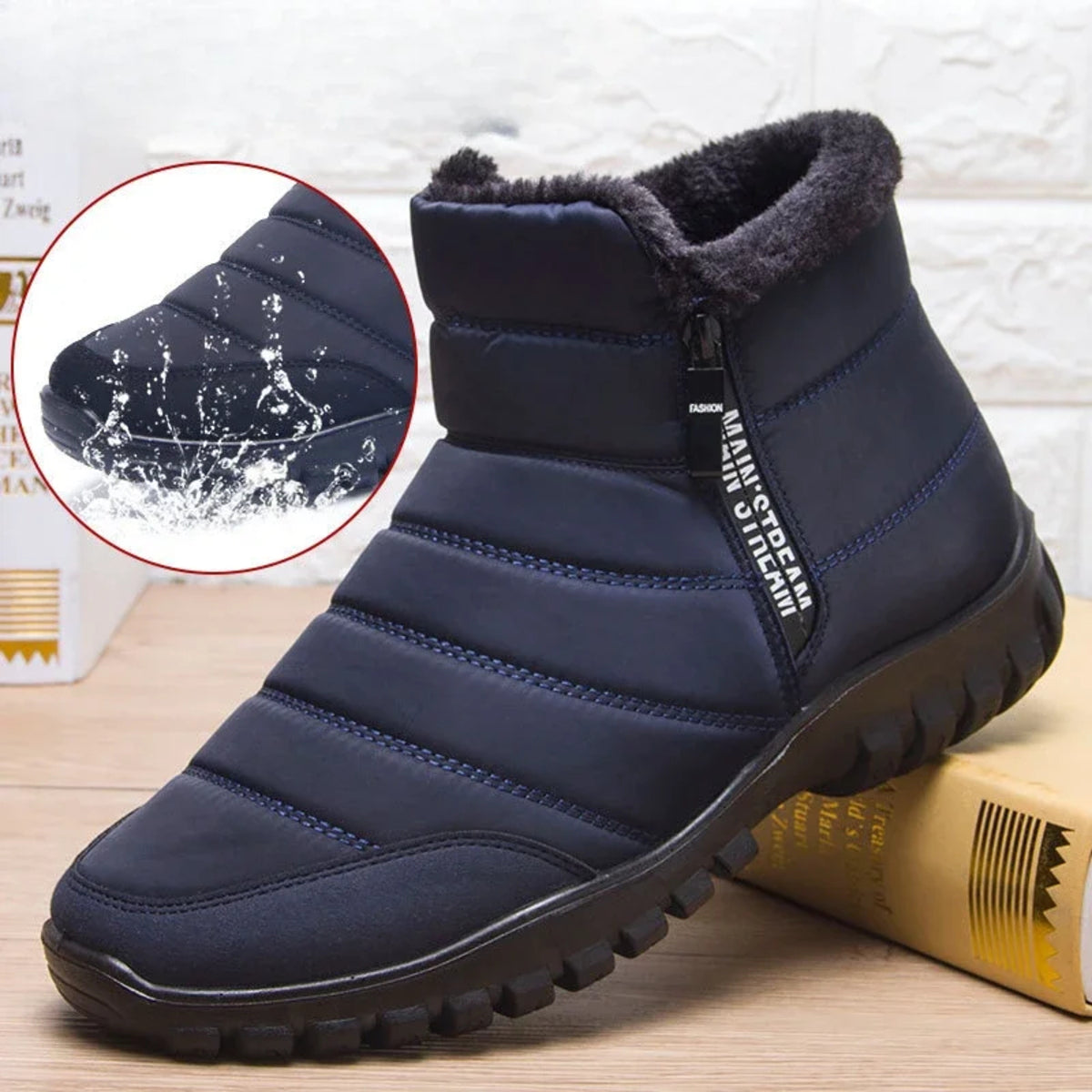 Men's Winter Shoes - Warm Anti-Slip Casual Sneakers with Soft Sole