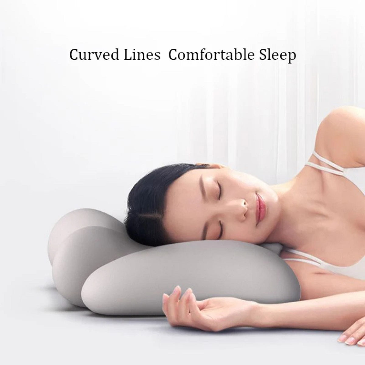 Ergonomic Memory Foam Pillow - Multi-Zone Cervical Support for Deep Sleep