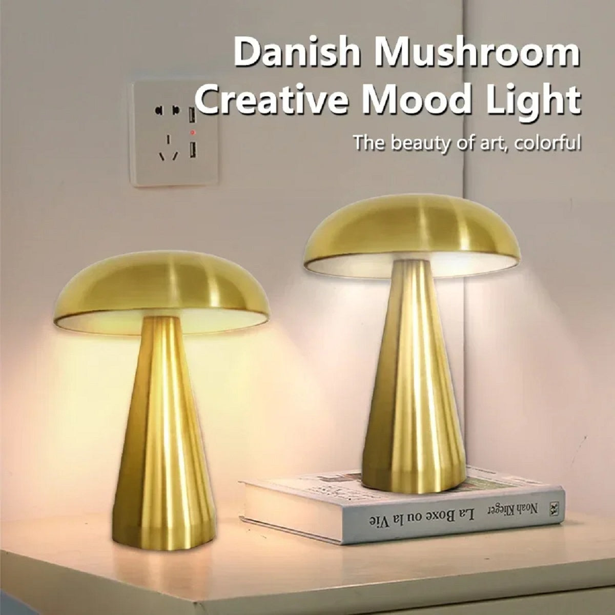 Mushroom Touch Sensor Desk Lamp