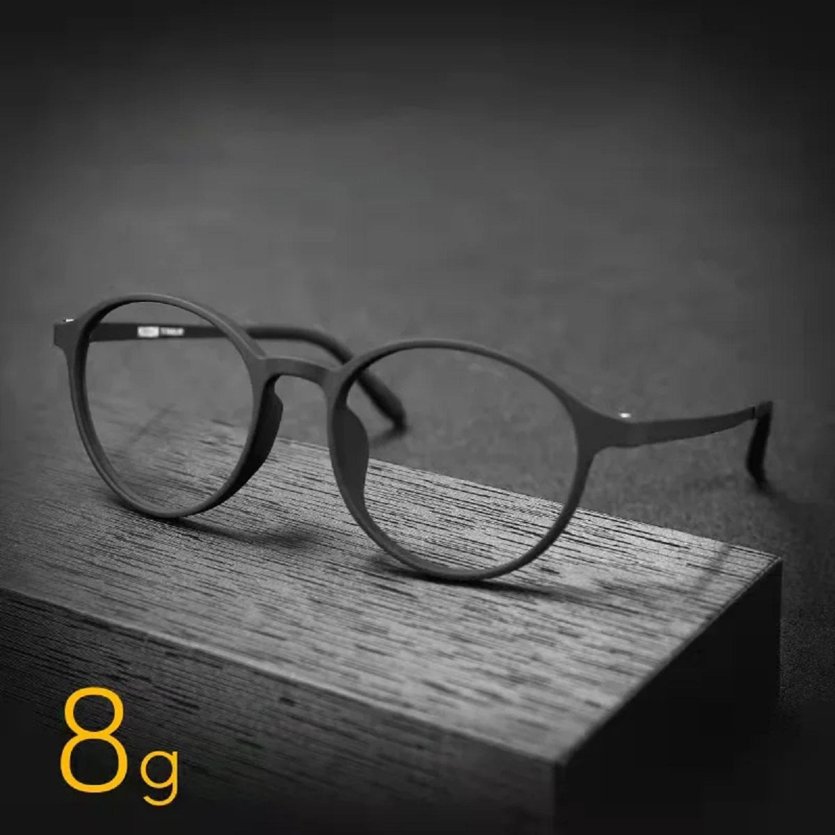 Ultralight Titanium Round Blue Light Reading Glasses - Magnifying Eyewear