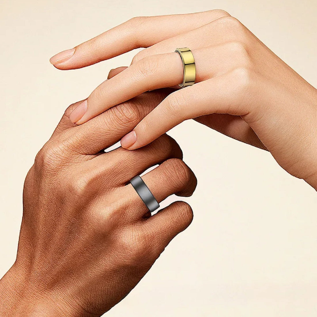 Smart Ring - Health and Sleep Tracker 5 ATM Waterproof Wireless Charging