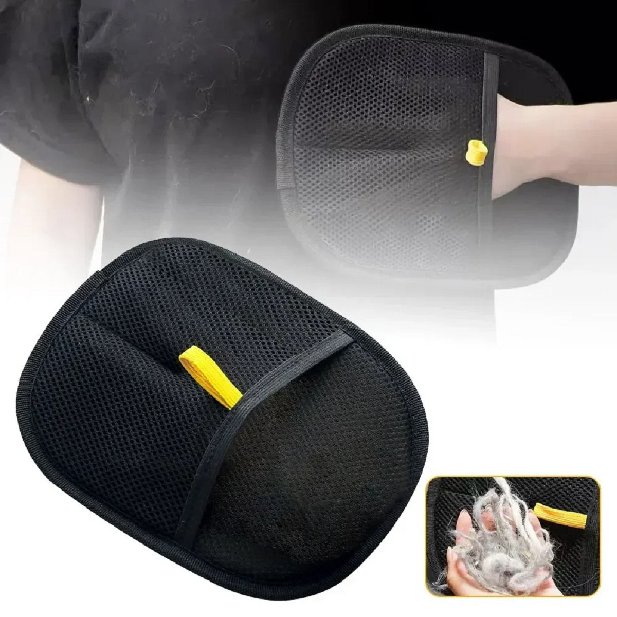 Pet Hair Removal Glove - Gentle Grooming Mitt for Cats & Dogs