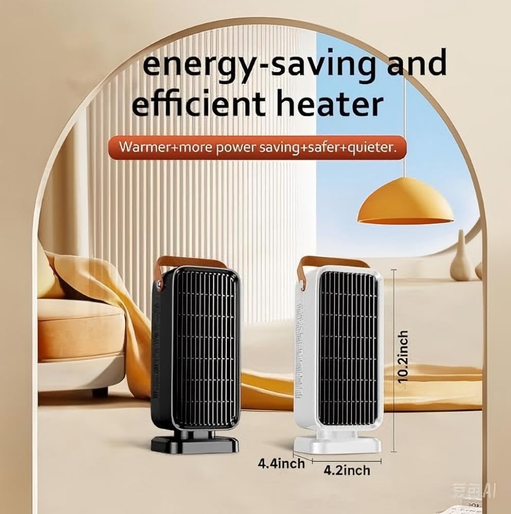 Electric Heater - Fast Heating Portable Desk with Safety Protection
