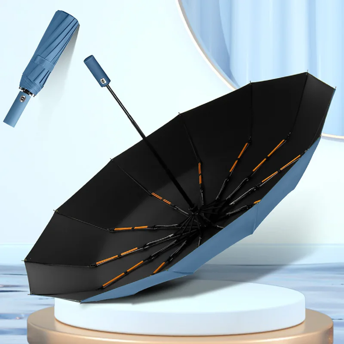 Umbrella Light Collapsible Automatic