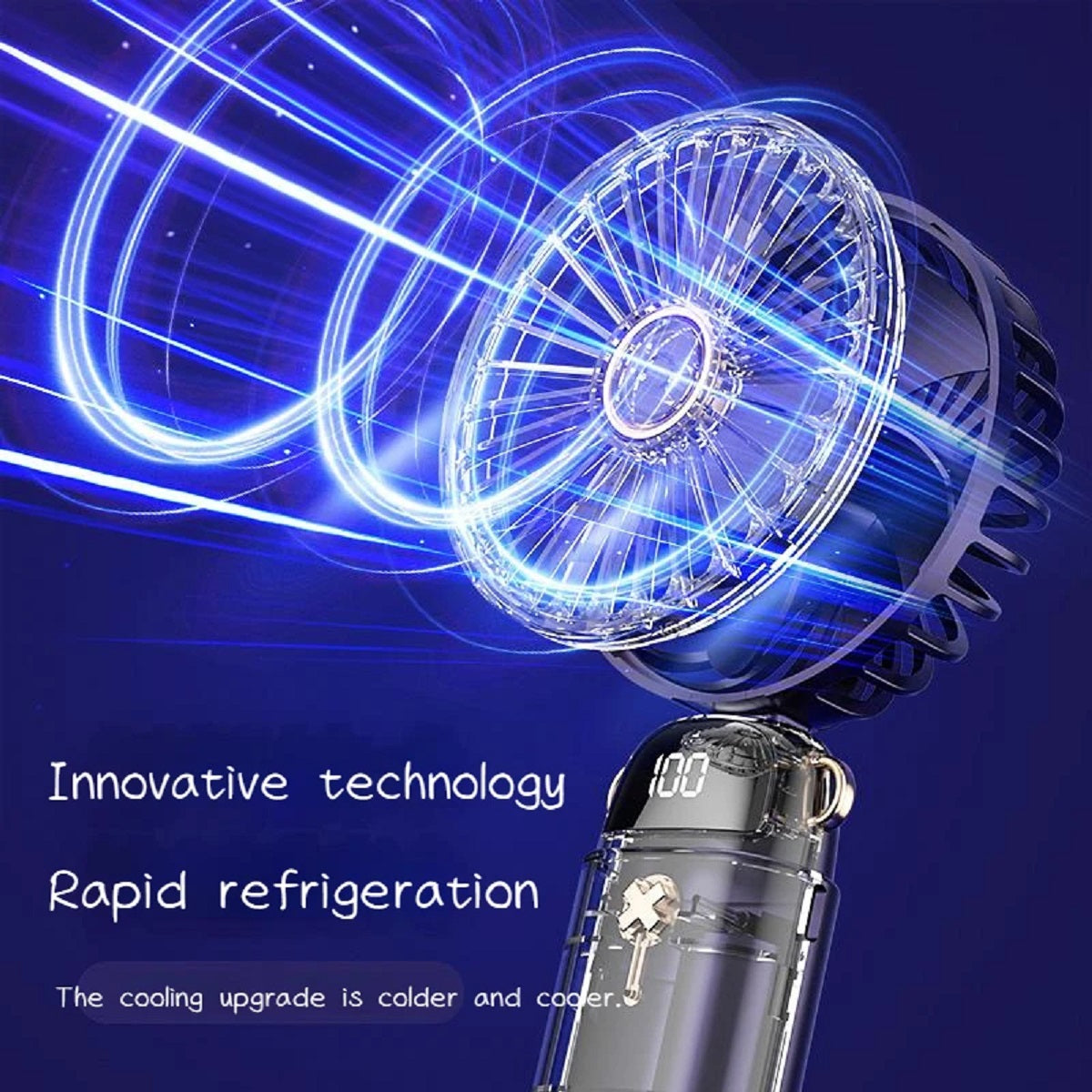 Mini Aromatherapy Handheld Fan - Silent USB Desk for Office and Travel