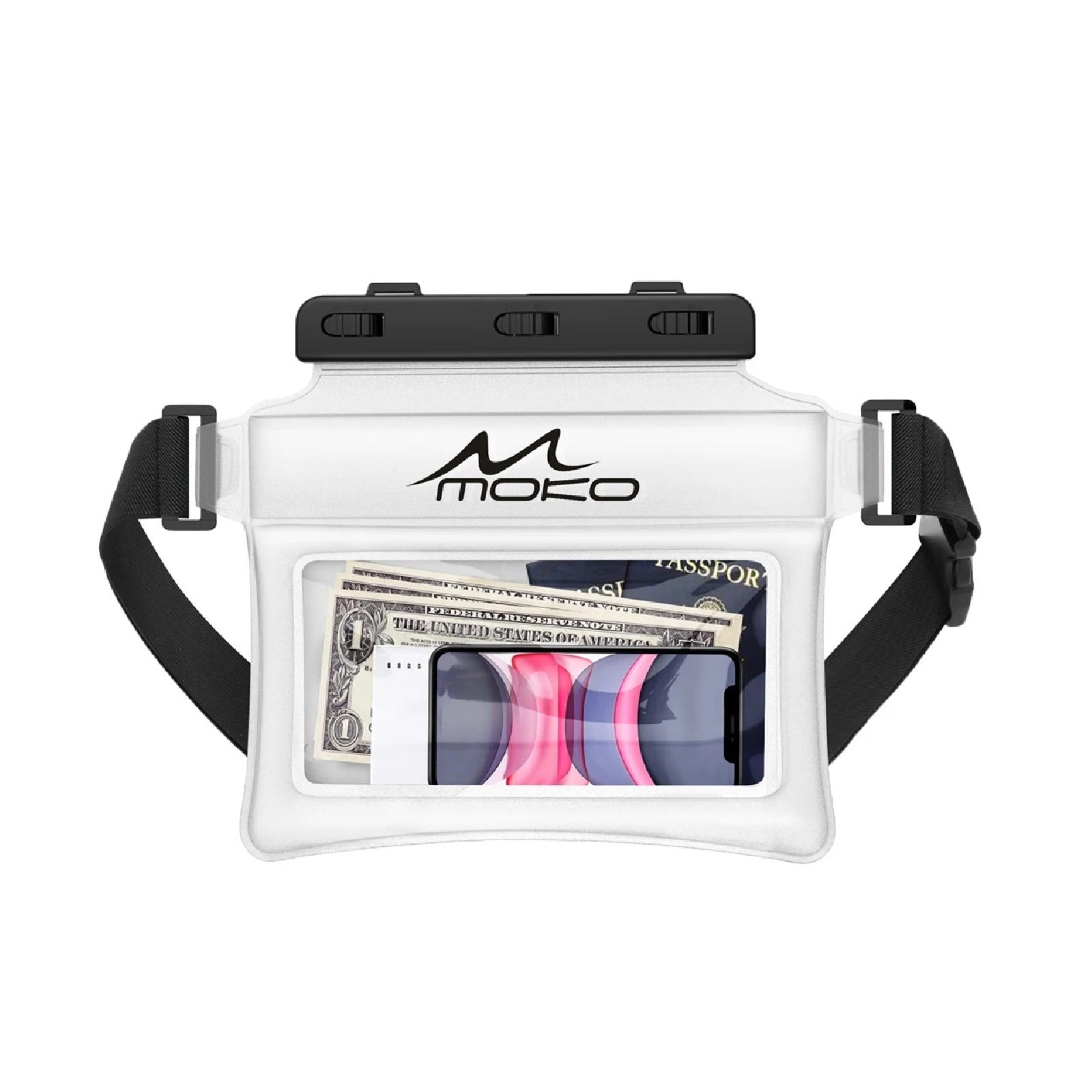 Waterproof Phone Fanny Pack - Floating Dry Pouch for Swimming