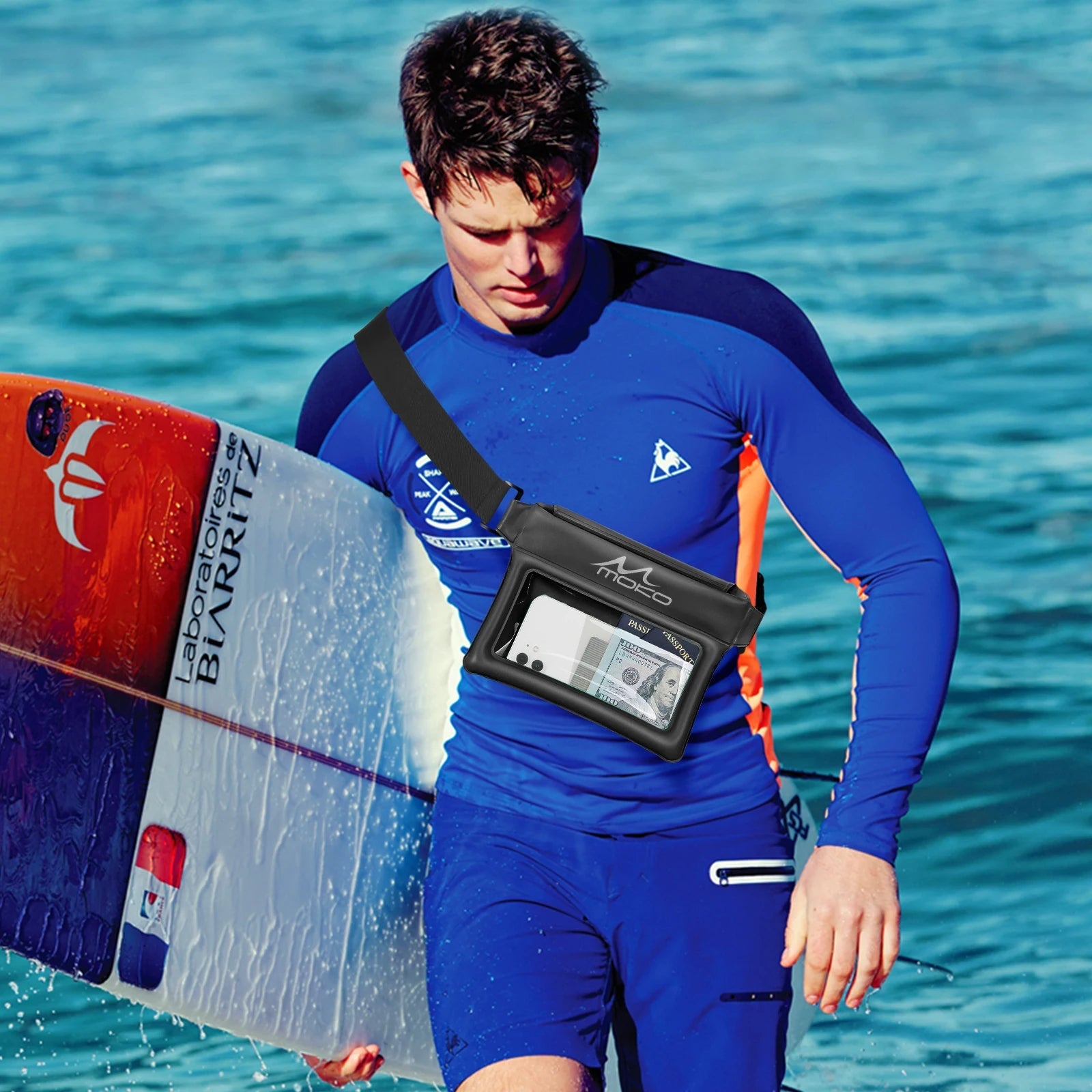 Waterproof Phone Fanny Pack - Floating Dry Pouch for Swimming
