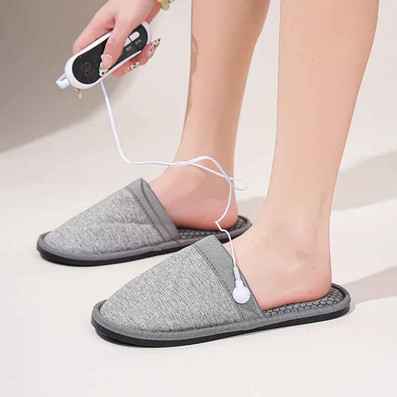 EMS Electrode Foot Massage Slippers - Microcurrent Shoes
