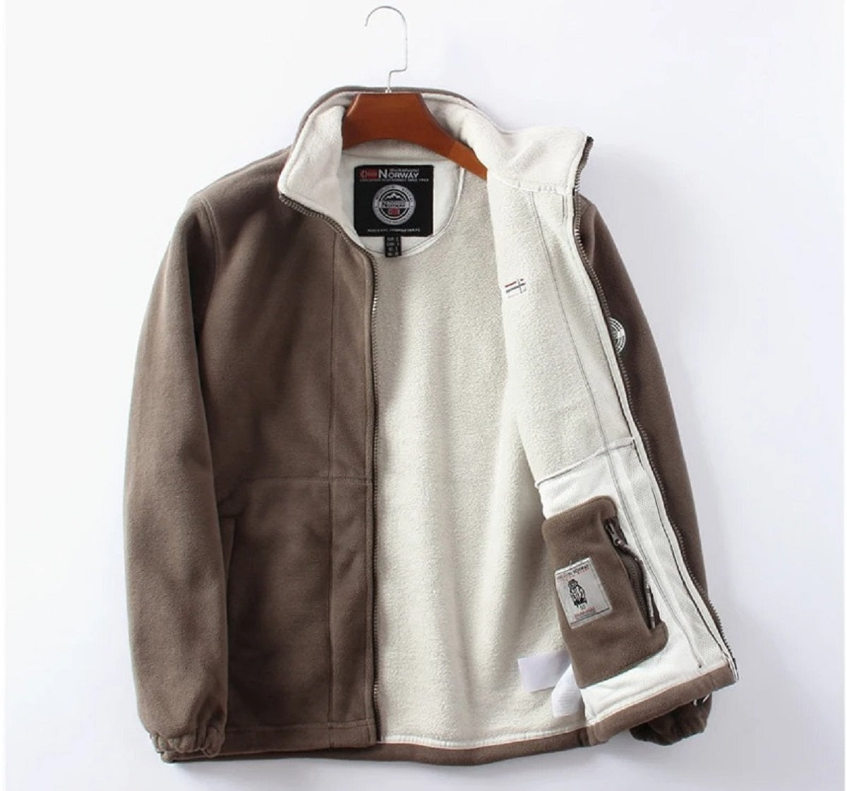 Men's Velvet-Lined Winter Windbreaker Ultimate Warmth & Style Jacket